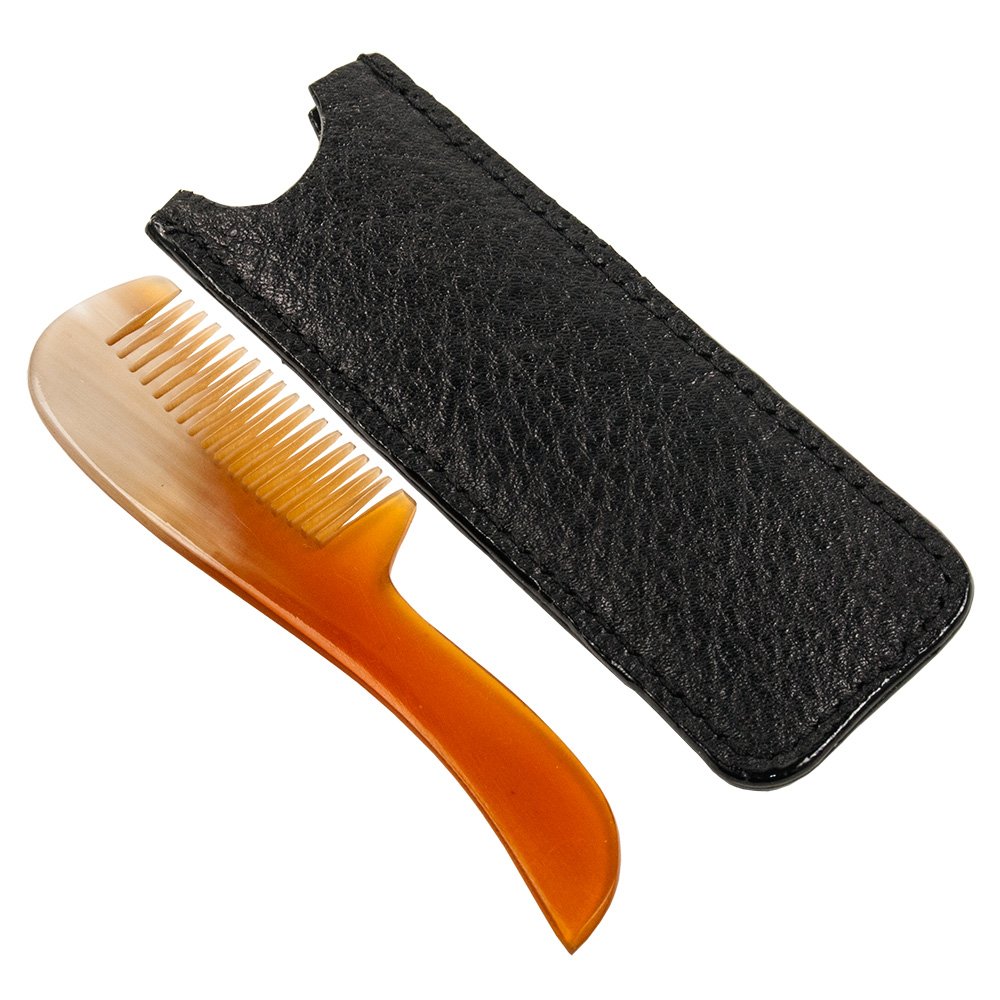 MUSTCMB Ox Horn Mustache Comb