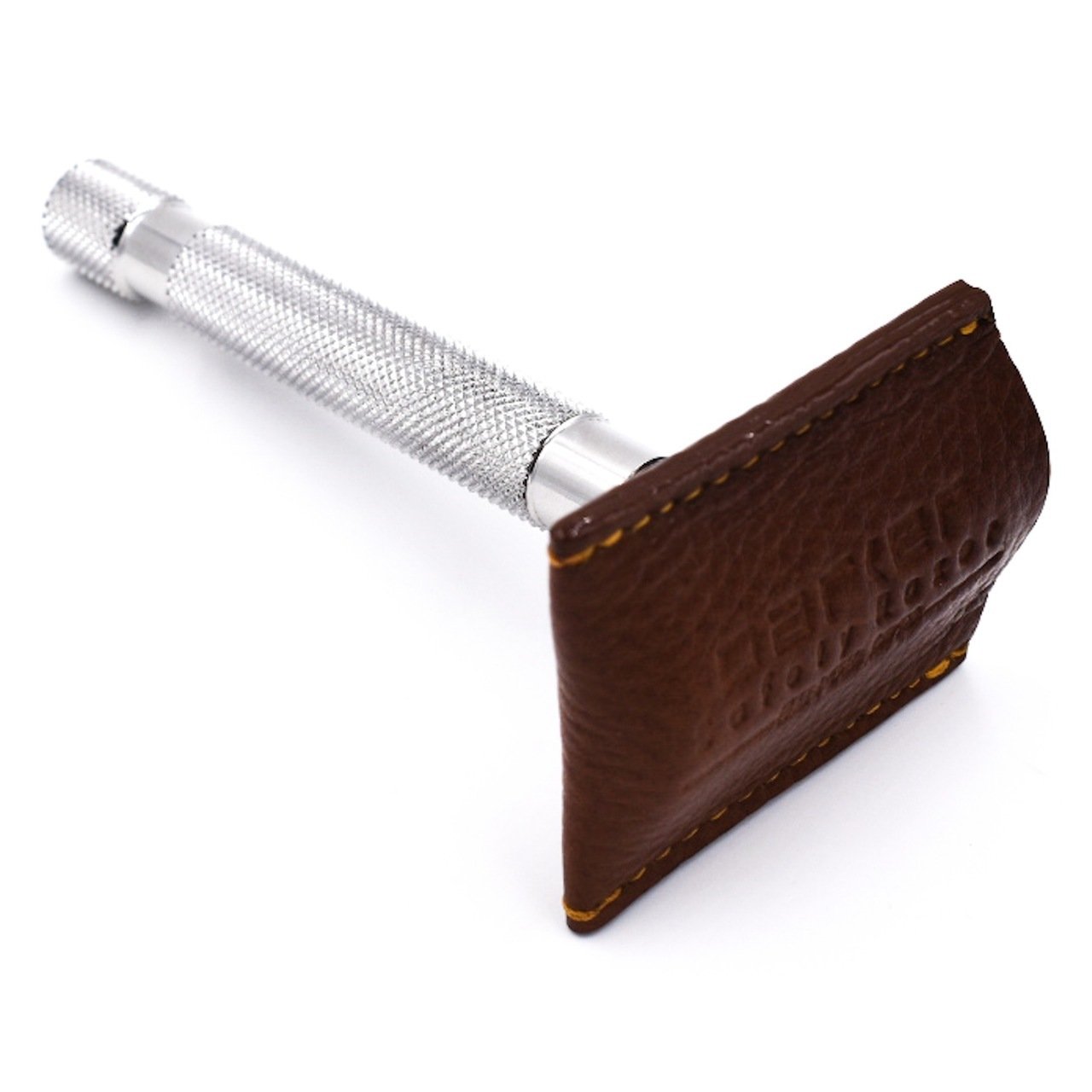 LRCBR Brown Leather Razor Cover