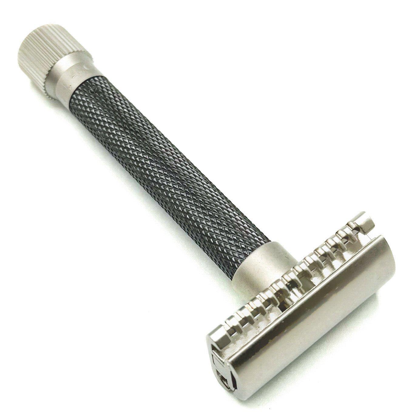 VARGR (OC) Variant Adjustable Safety Razor Open Comb - Graphite